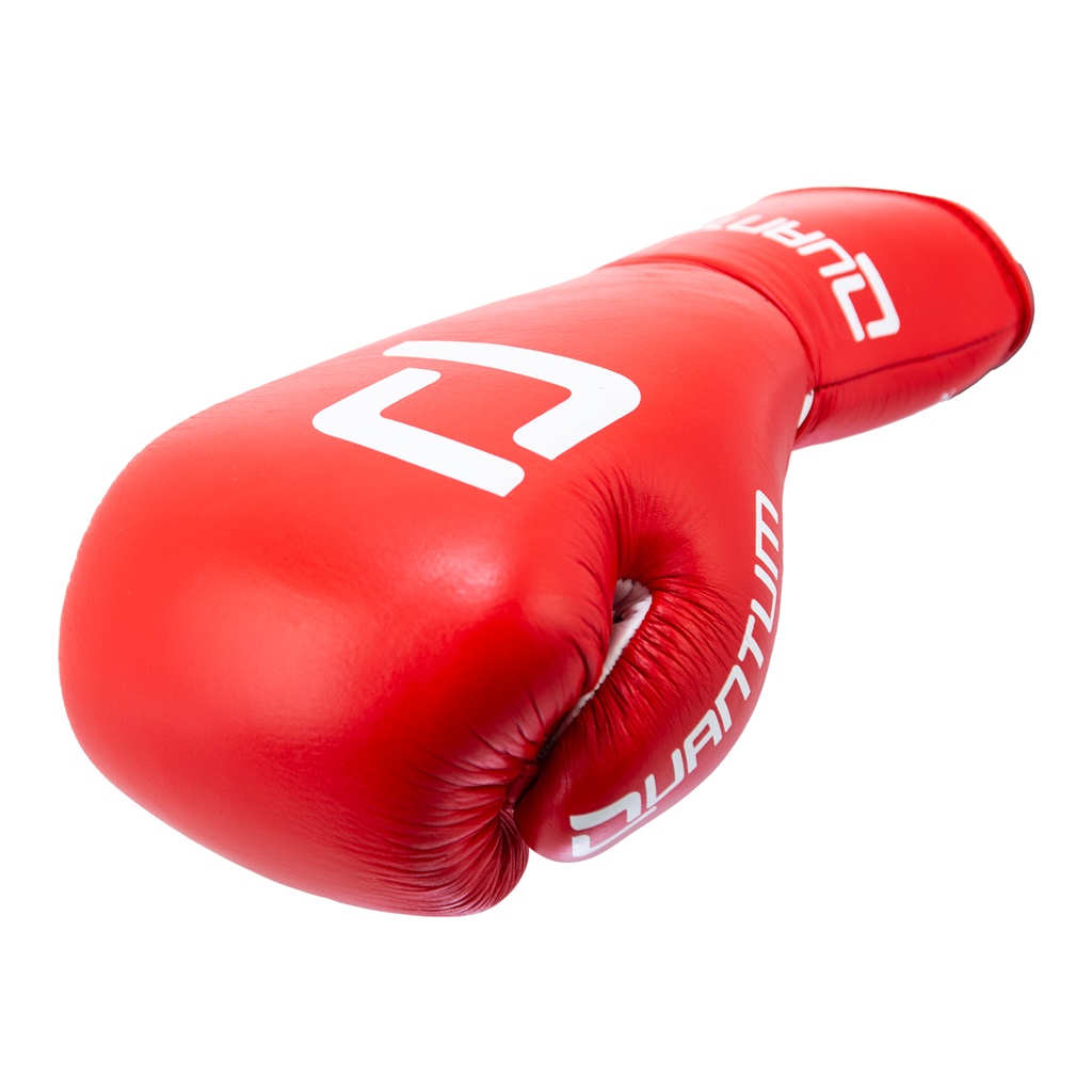 Quantum Boxhandschuhe Q7 Pro Fight mit Schnürung, Rot