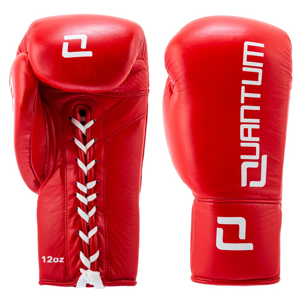 Quantum Boxhandschuhe Q7 Sparring mit Schnürung, Rot