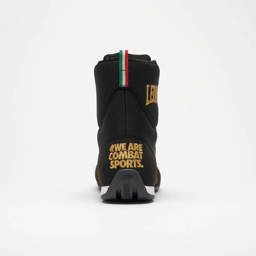 Leone Boxschuhe Hermes, Schwarz 5