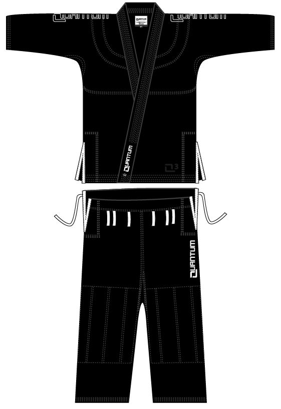 Quantum BJJ Gi Q3, Black