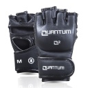 Quantum MMA Handschuhe Q2 Fight Leder, Schwarz