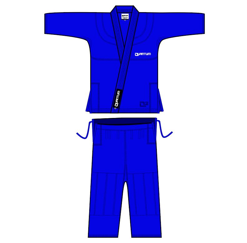 Quantum BJJ Gi Q1 Kids, Blau