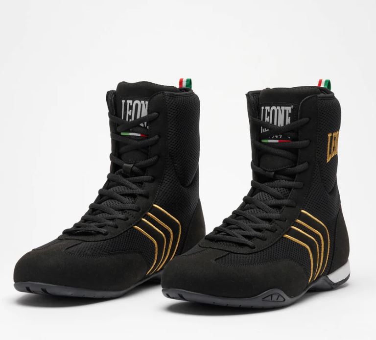 Leone Boxschuhe Hermes, Schwarz