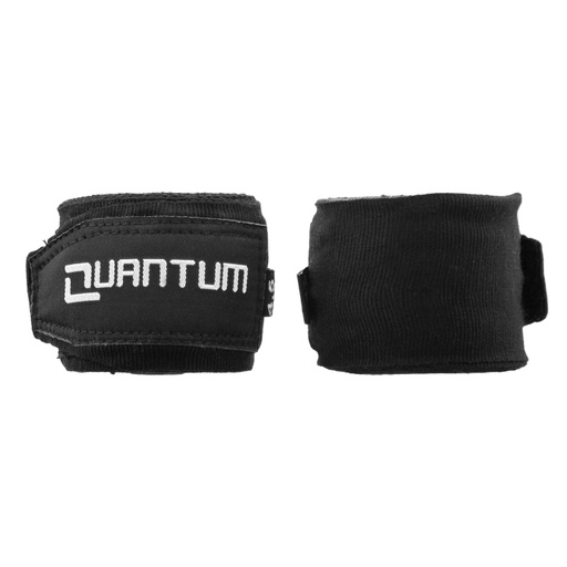 [QHW1-S-4-5] Quantum Hand Wraps 4.5m Semi-Elastic, Black